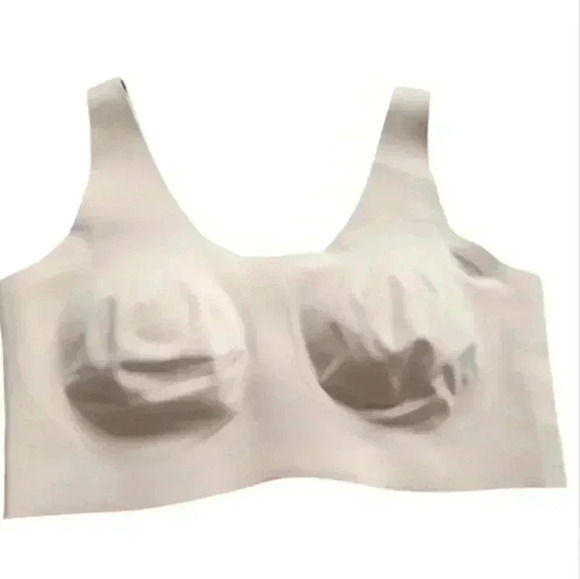 Knix Luxelift Pullover Bra Women's size Extra Small+ Wireless Dune Nude Seamless - Picture 7 of 10